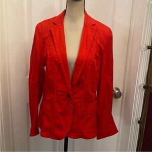 Marc Cain Red Women's Blazer, US6